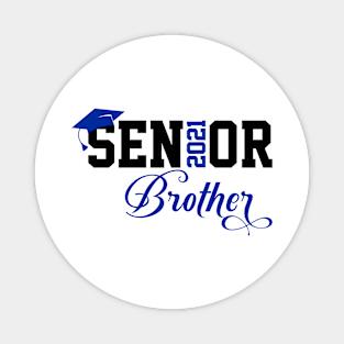 Senior Brother 2021 T-Shirt Magnet